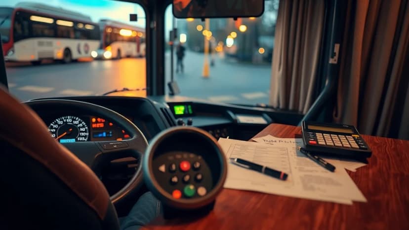 Vad tjänar en busschaufför på övertid och beredskap