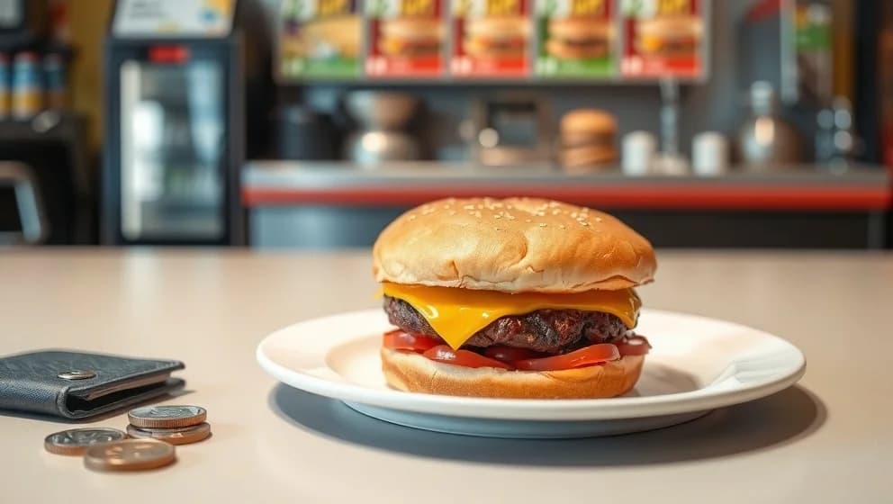 Vad kostar en cheeseburger på McDonalds